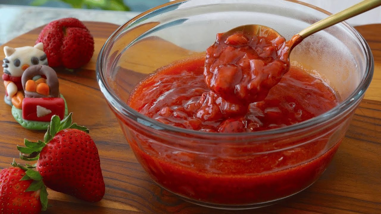 Receta de Relleno de fresa para tartas