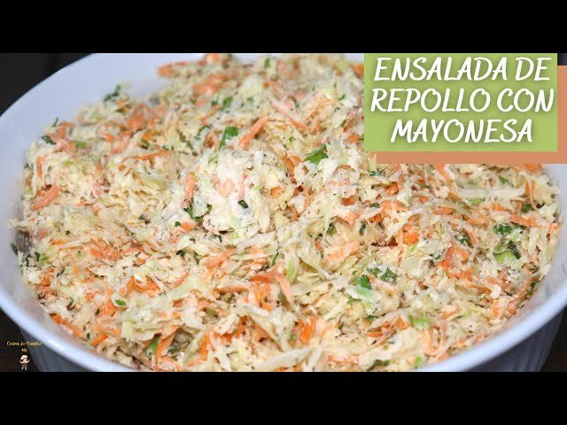 Receta de Repollo con mayonesa