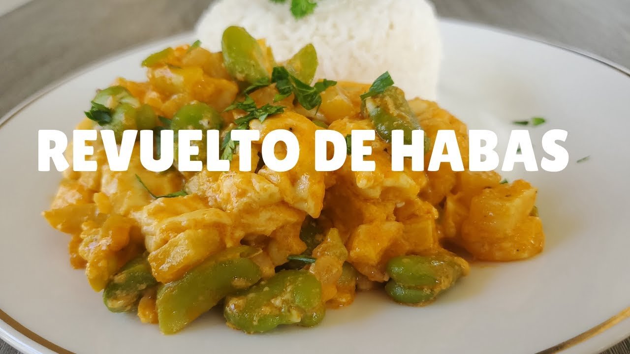 Receta de Revuelto de habas