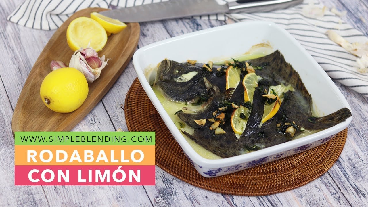 Receta de Rodaballo al horno con limón