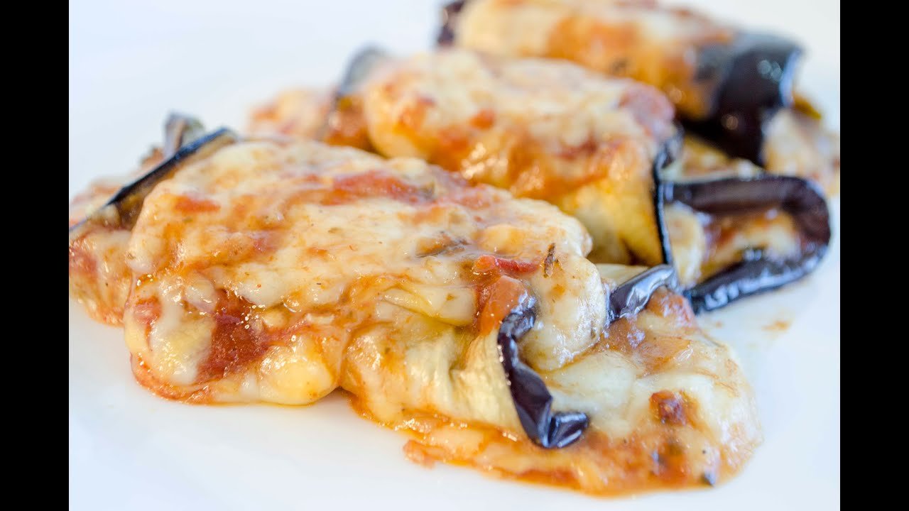 Receta de Rollitos de berenjena vegetarianos