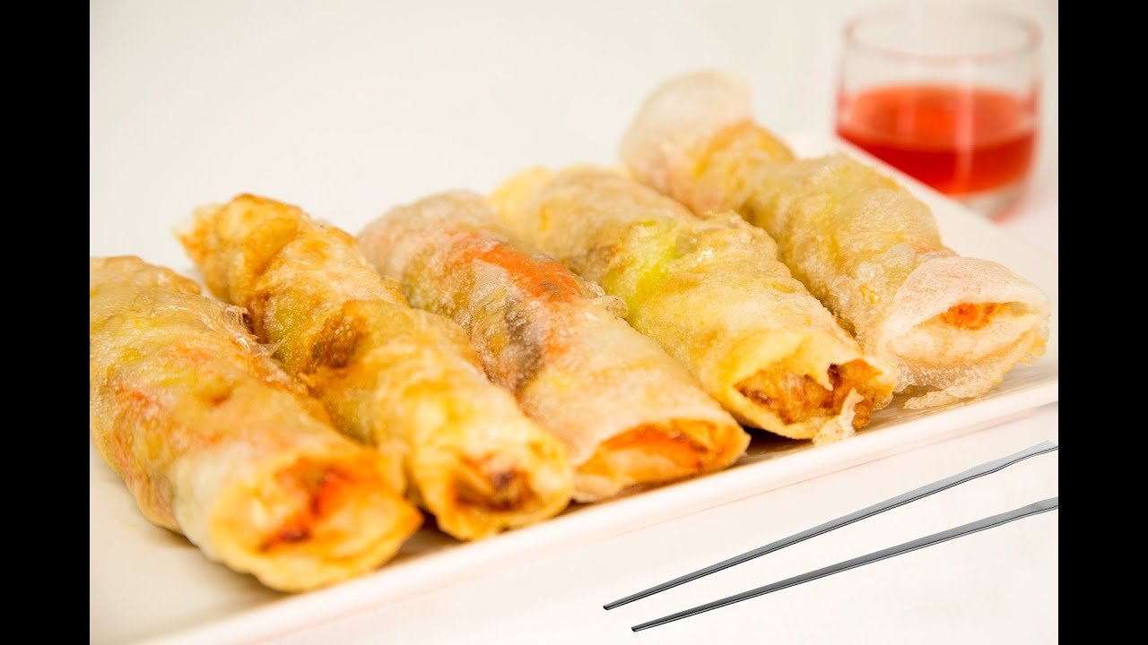 Receta de Rollitos de primavera de verduras