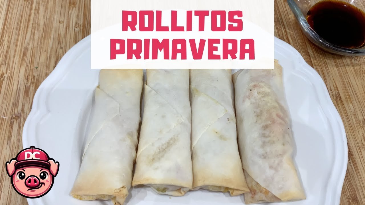 Receta de Rollitos de primavera en freidora de aire