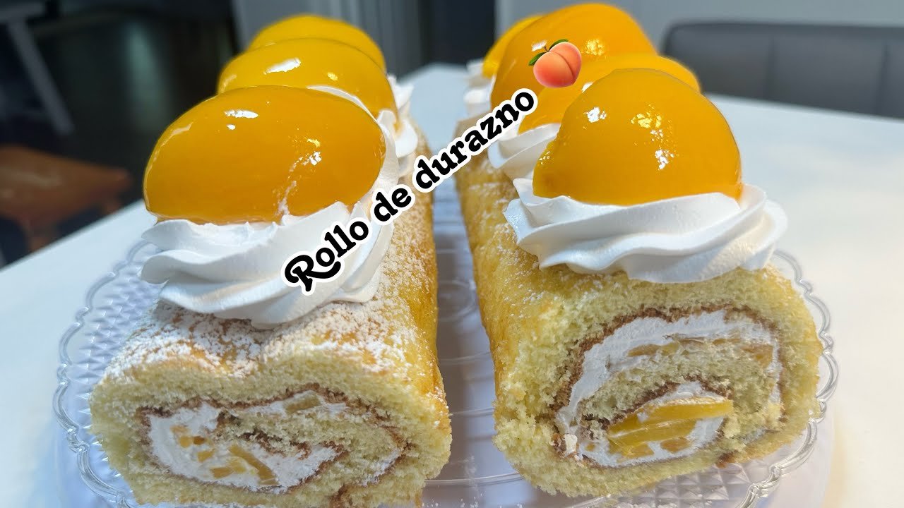 Receta de Rollo de durazno