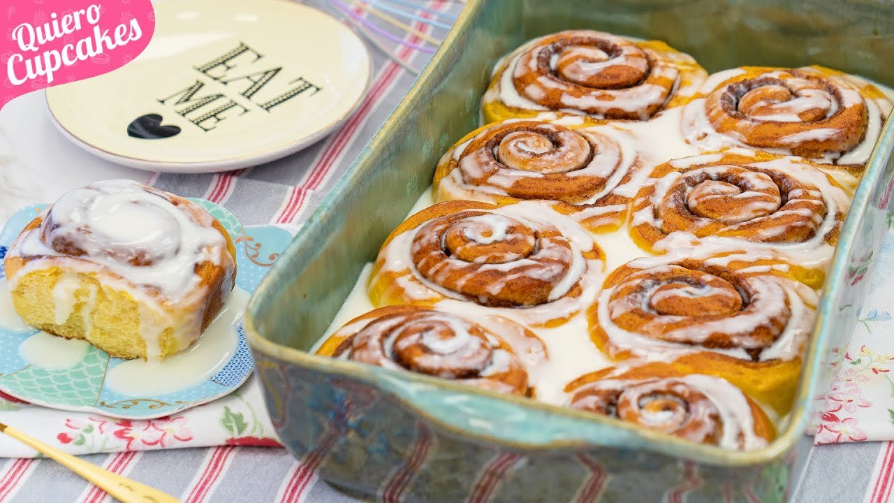 Receta de Rollos de calabaza y canela