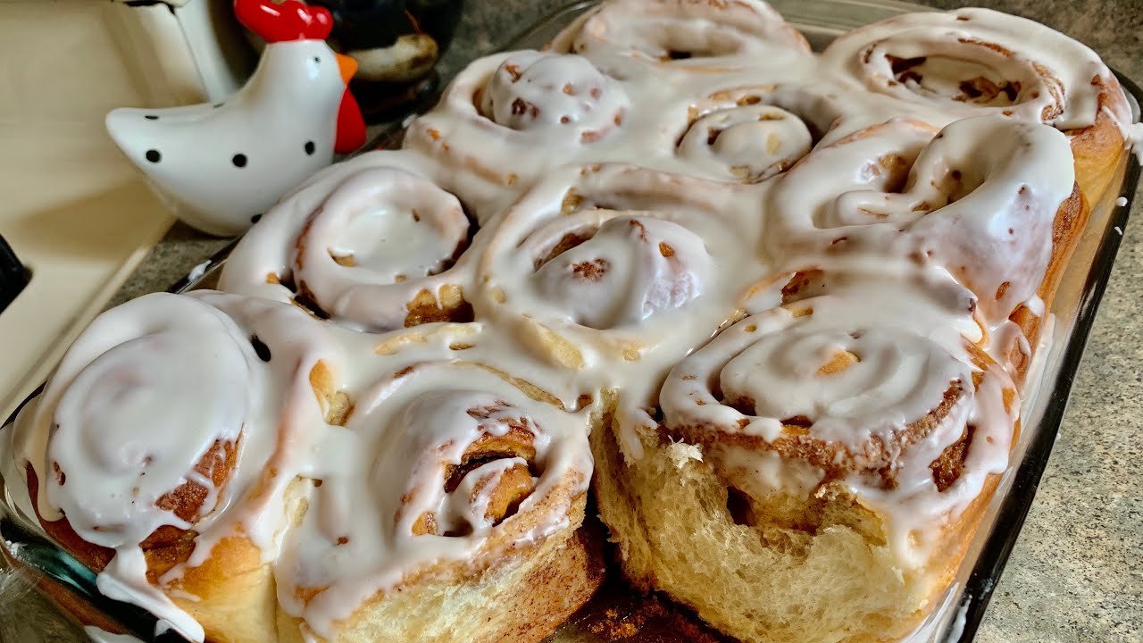 Receta de Rollos de canela con glaseado