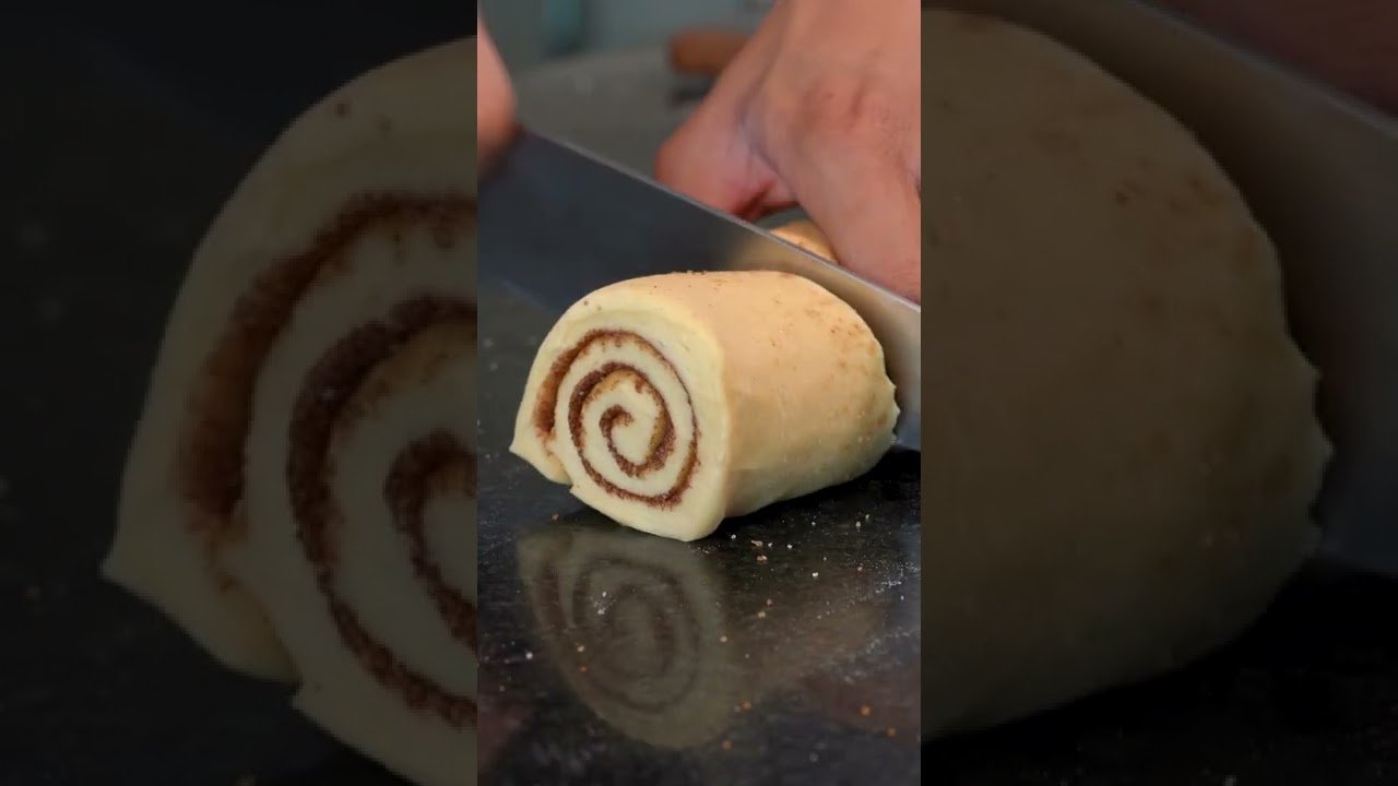 Receta de Rollos de canela en forma de corazón