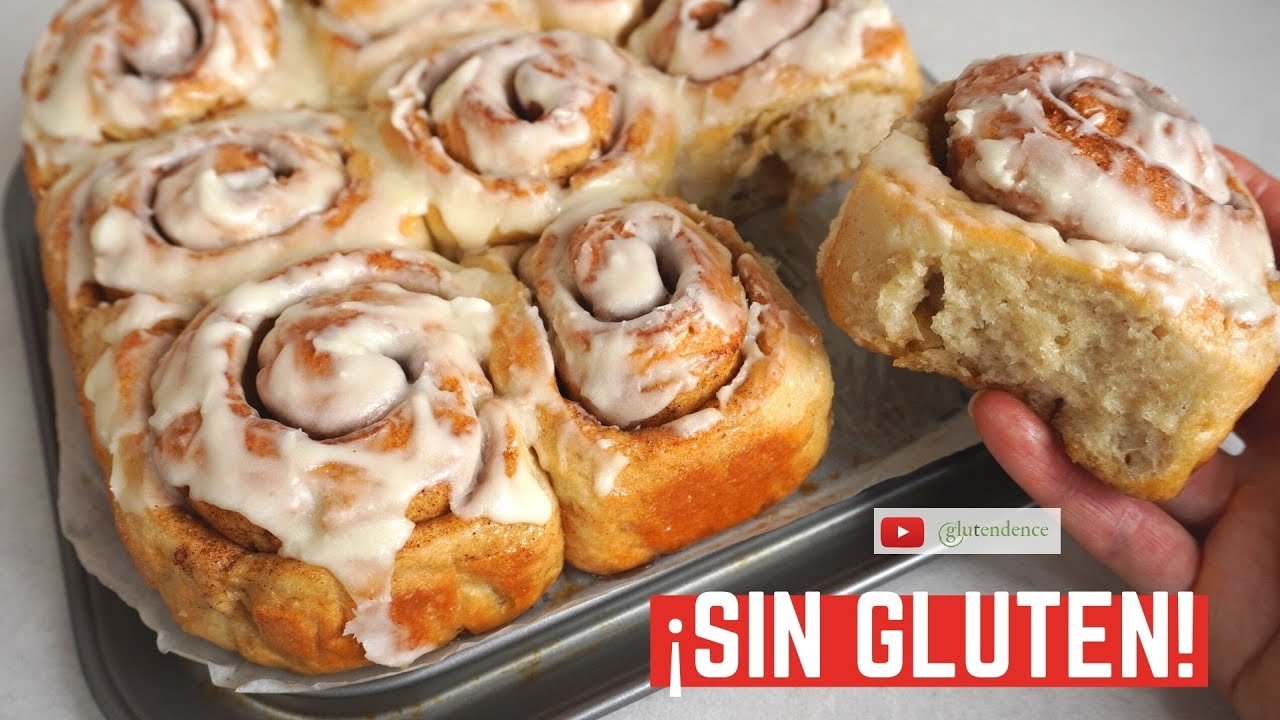 Receta de Rollos de canela sin gluten