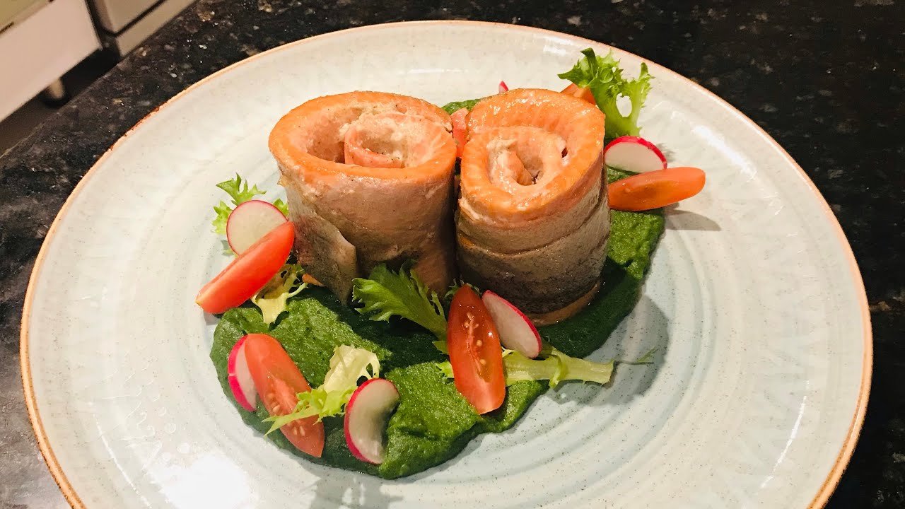 Receta de Rollos de trucha