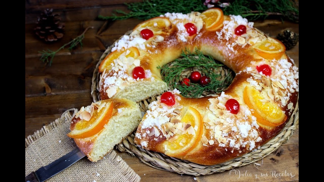 Receta de Roscón de reyes con masa madre