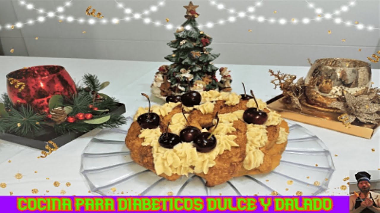 Receta de Roscón de reyes para diabéticos