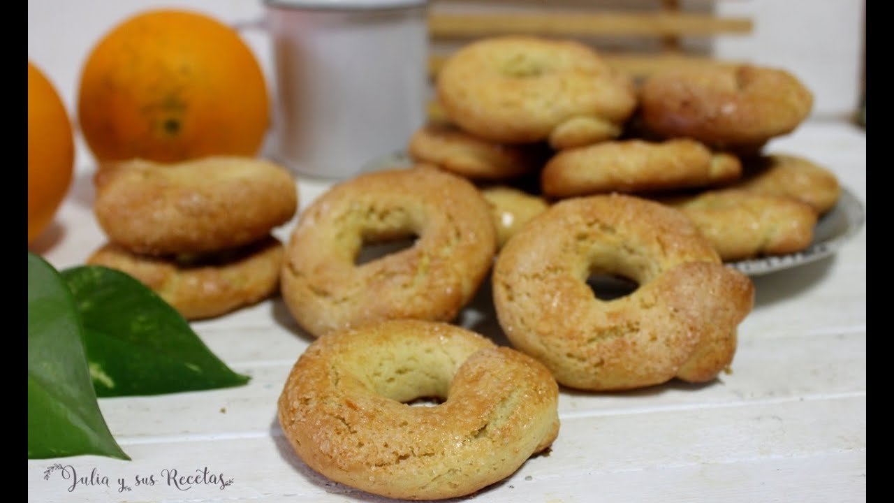 Receta de Rosquillas de naranja al horno