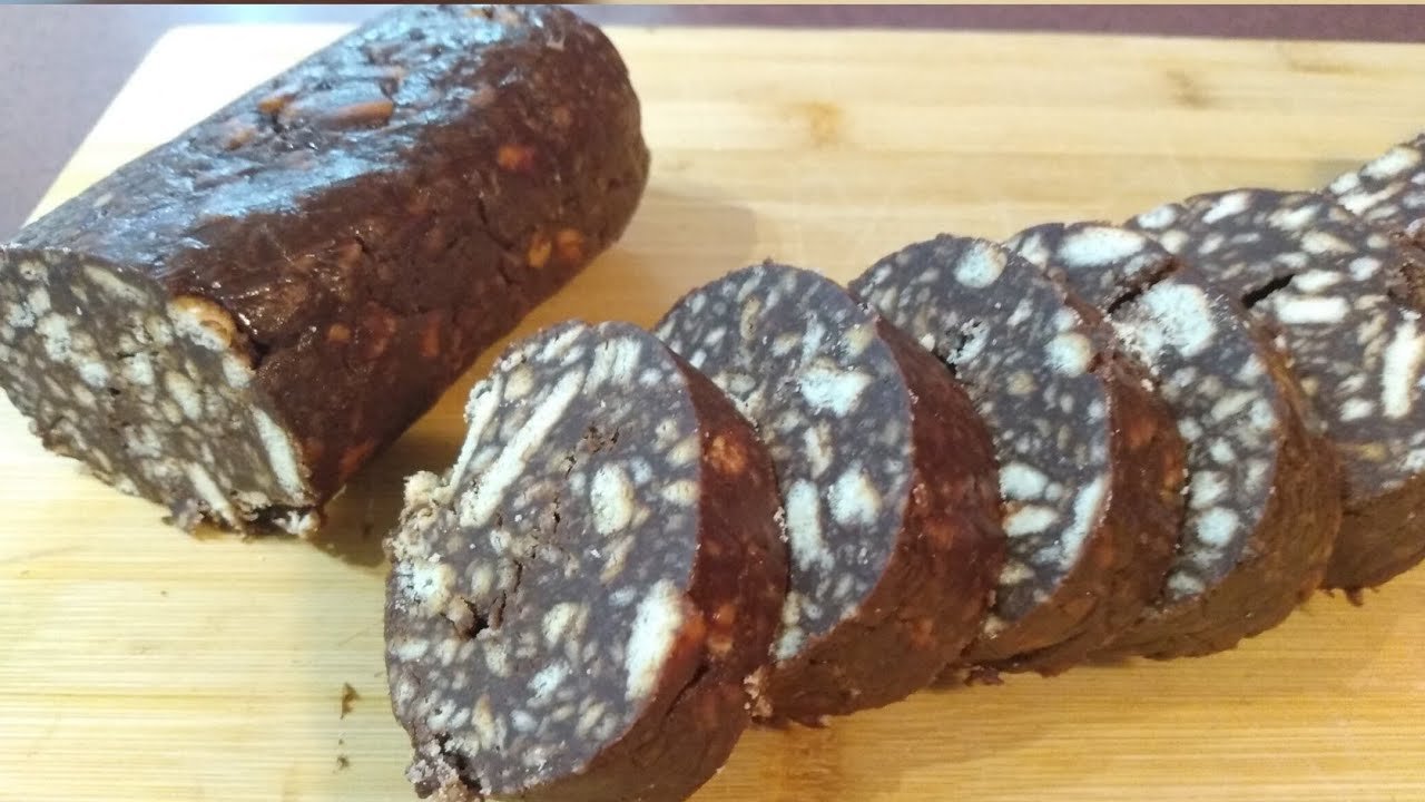 Receta de Salchichón de chocolate