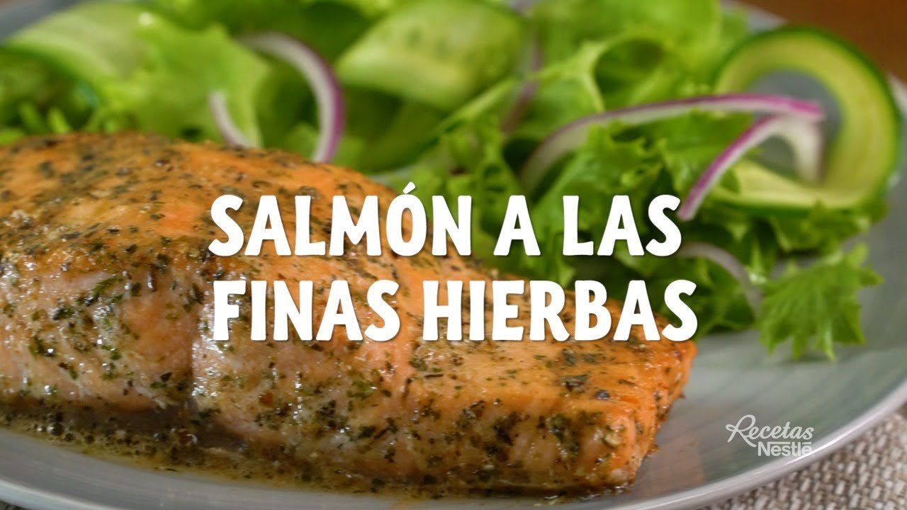Receta de Salmón a la plancha a las finas hierbas