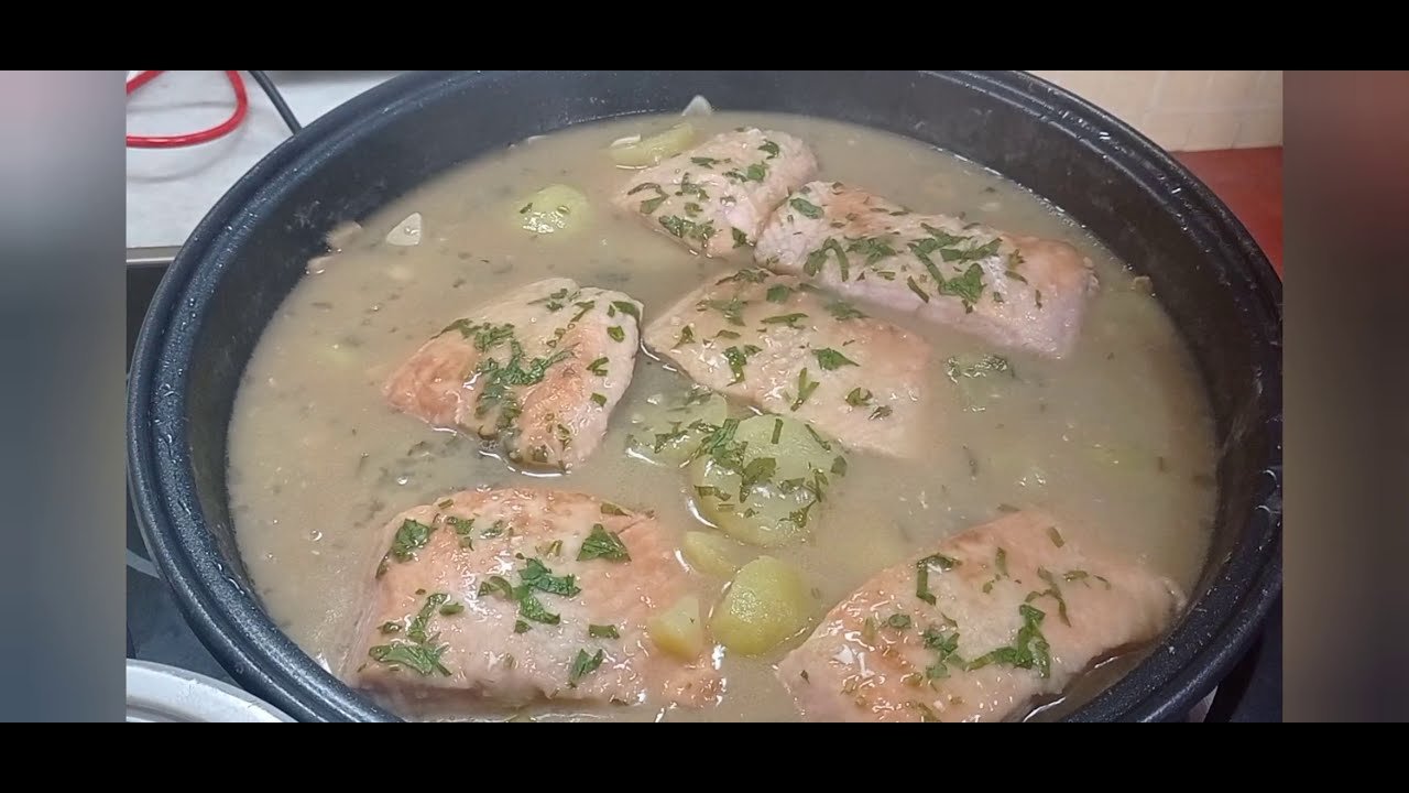 Receta de Salmón a la ribereña