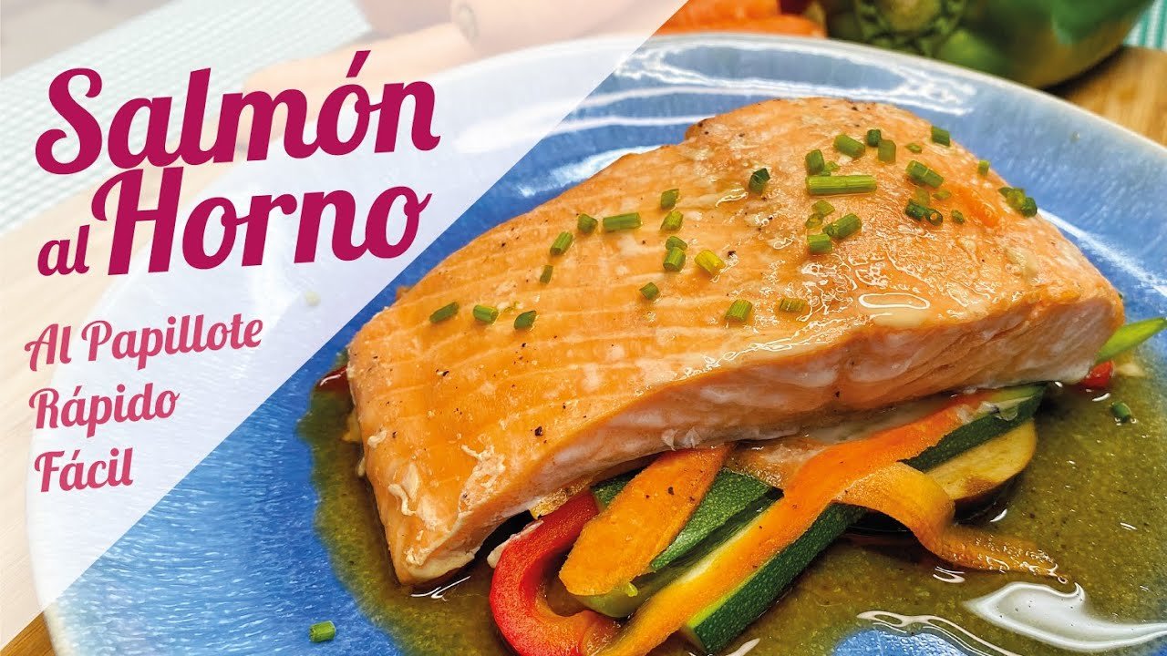 Receta de Salmón en papillote al horno