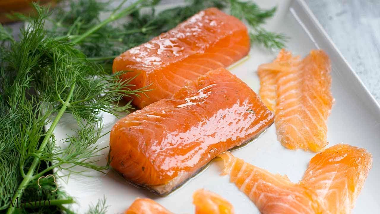 Receta de Salmón marinado sin azúcar