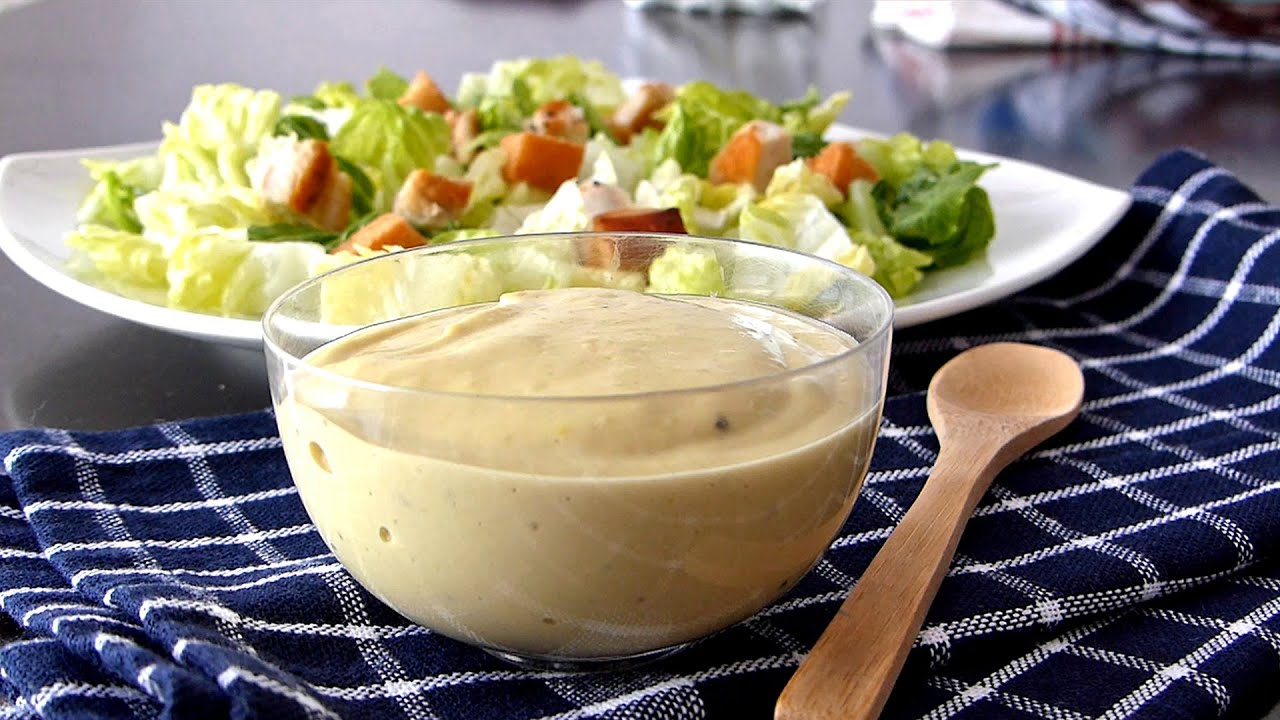 Receta de Salsa César con mayonesa