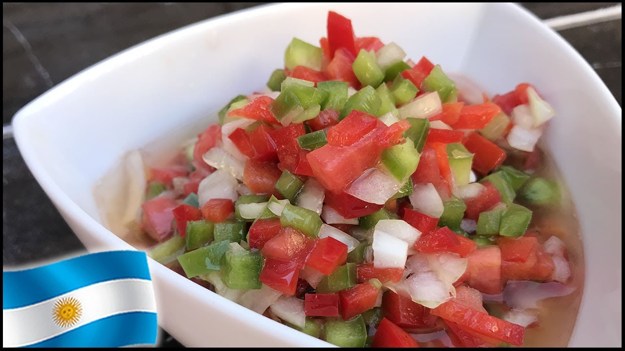 Receta de Salsa criolla cruda