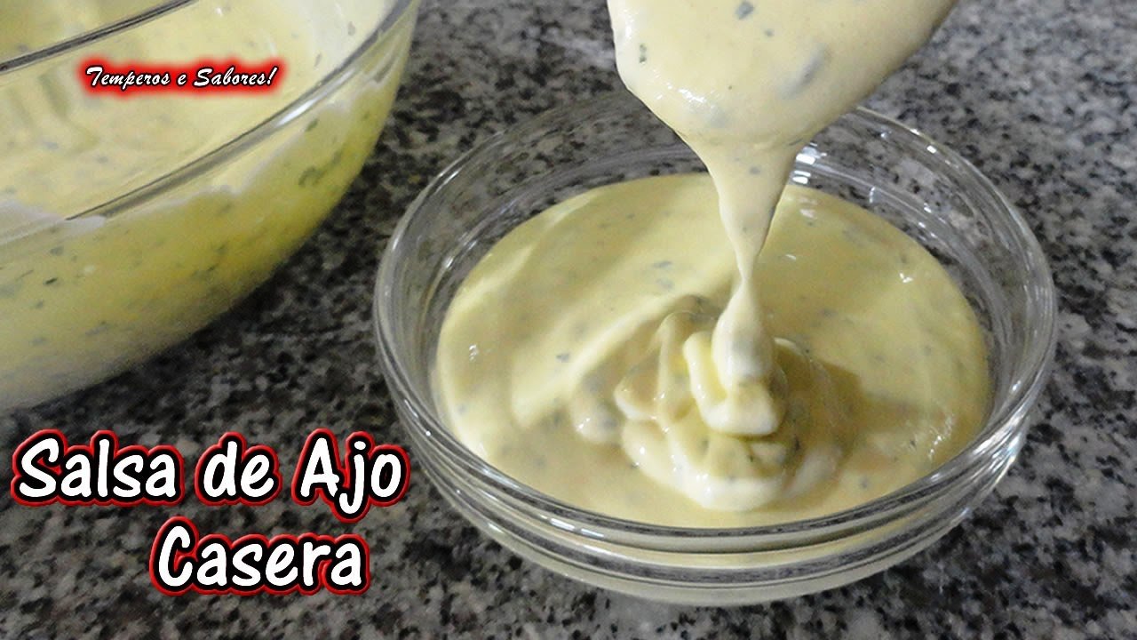 Receta de Salsa de ajo