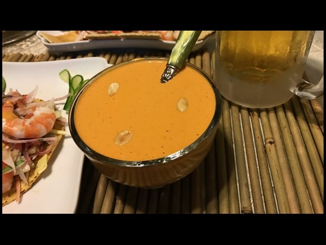 Receta de Salsa de cacahuetes casera