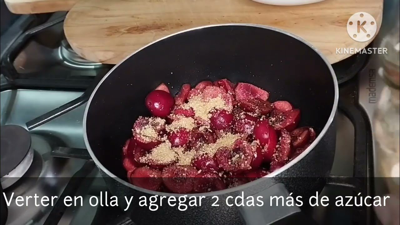 Receta de Salsa de cereza para postres