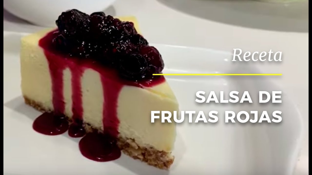 Receta de Salsa de frutos rojos