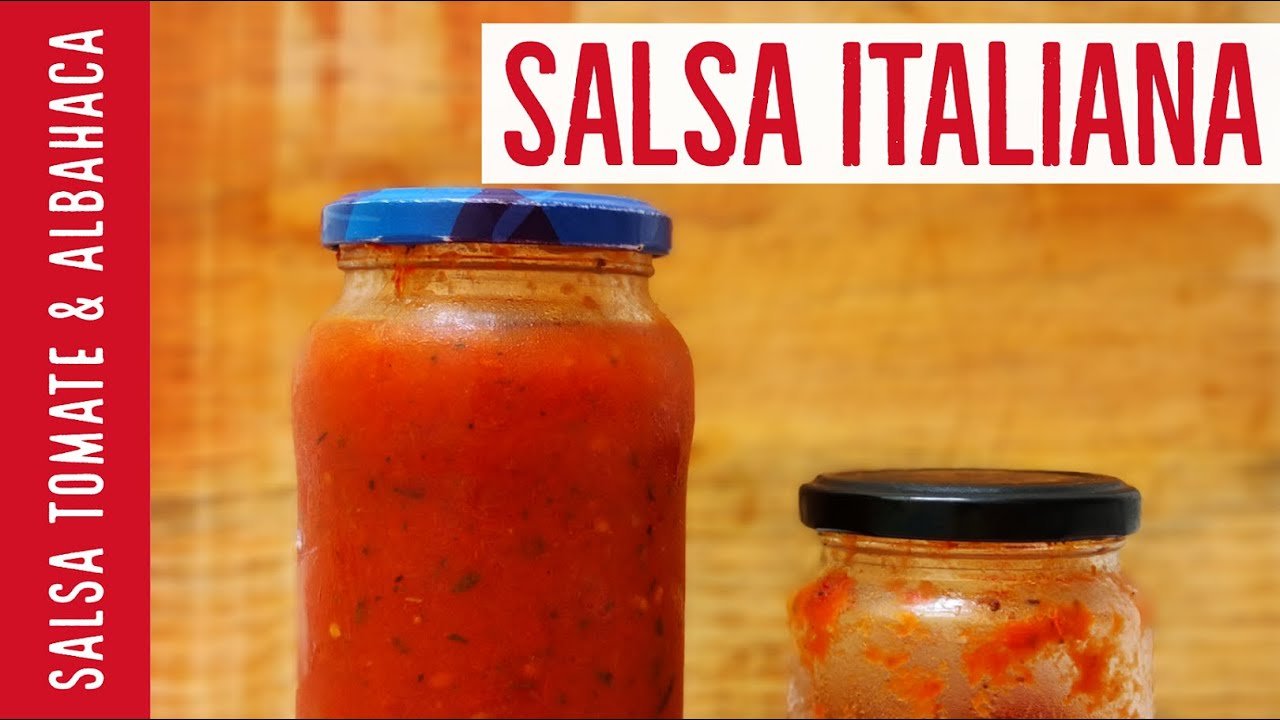 Receta de Salsa de tomate y albahaca