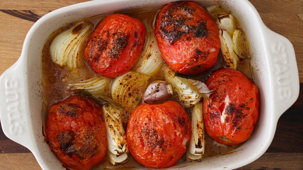 Receta de Salsa de tomates asados