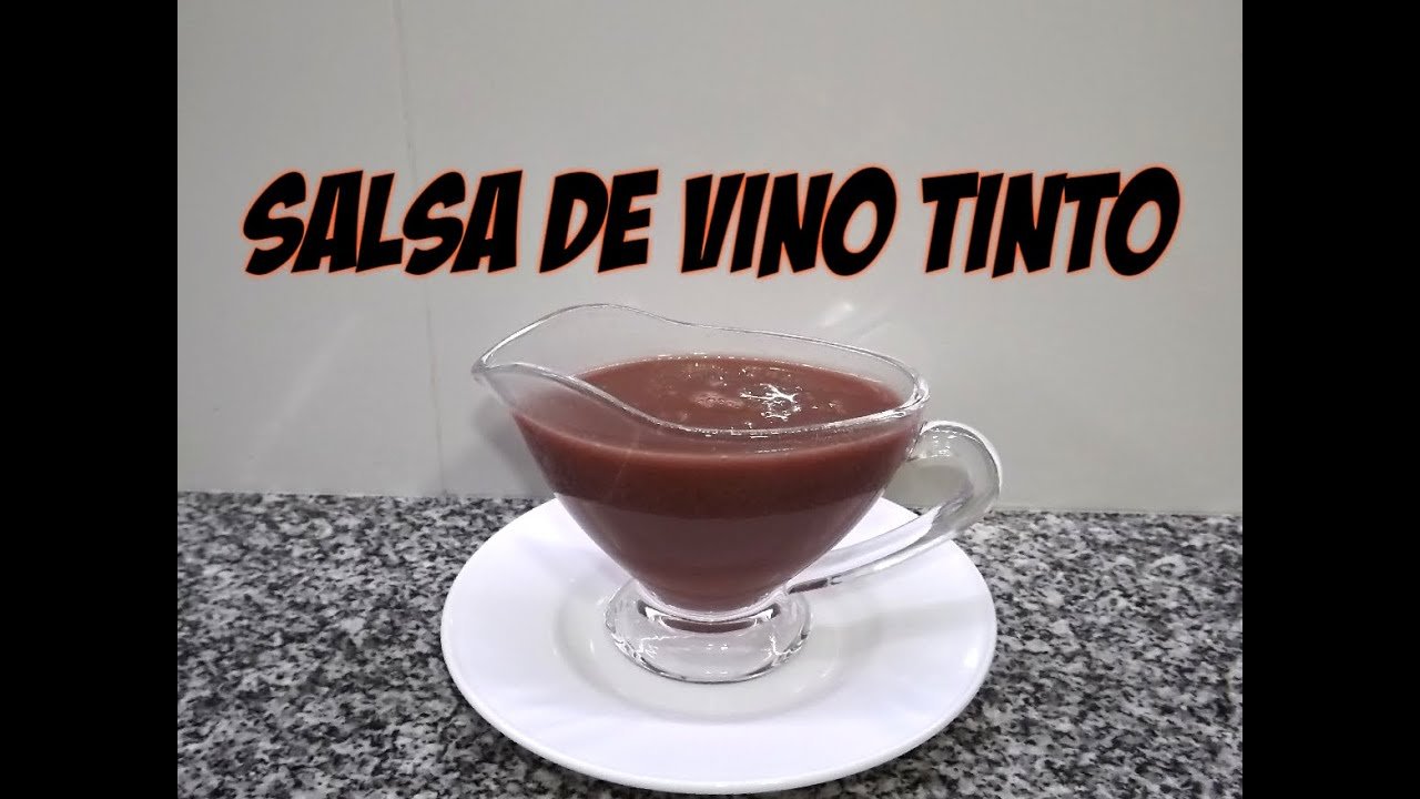 Receta de Salsa de vino para carne