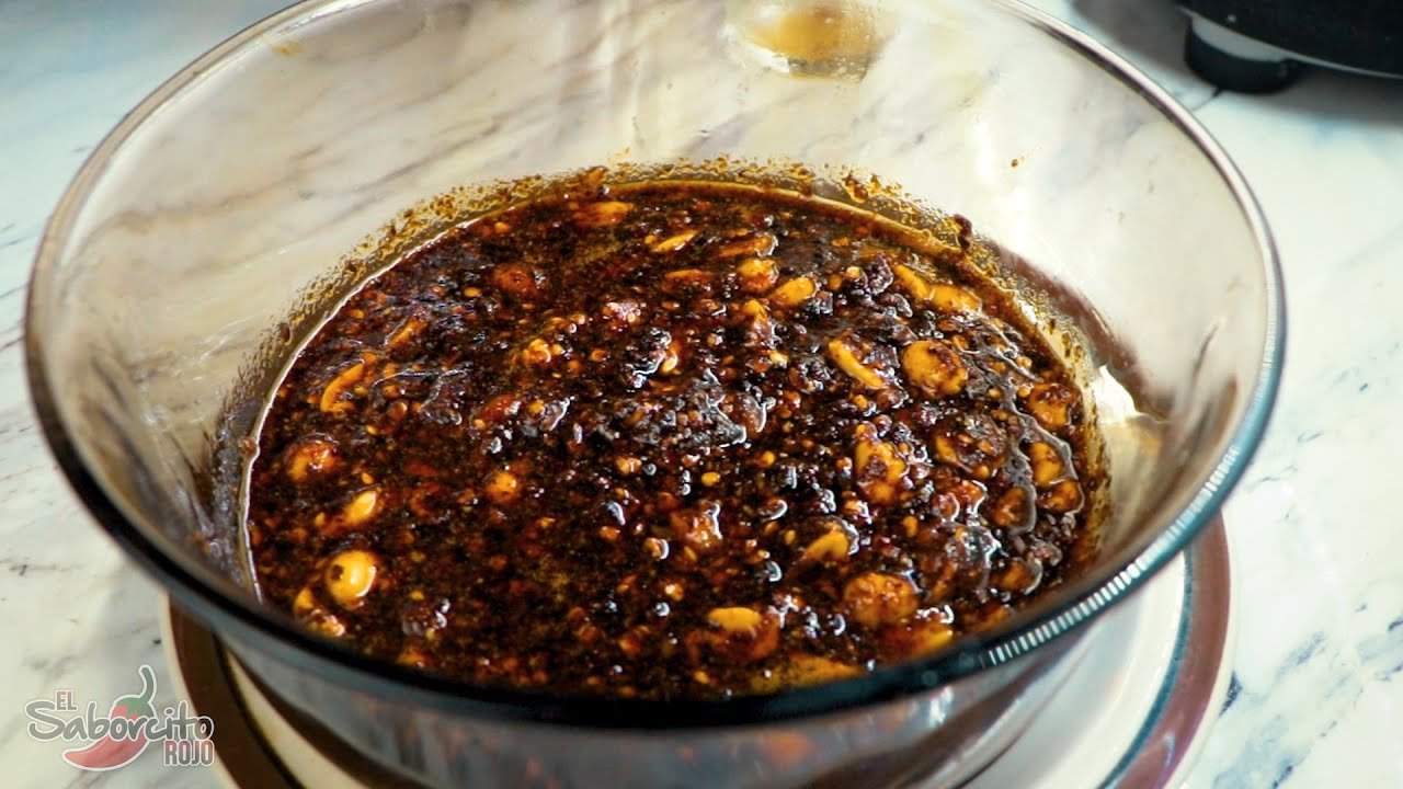 Receta de Salsa macha con cacahuete
