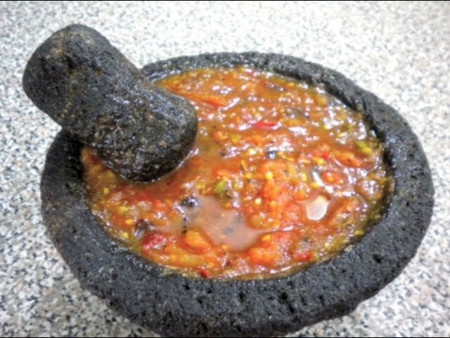 Receta de Salsa molcajeteada