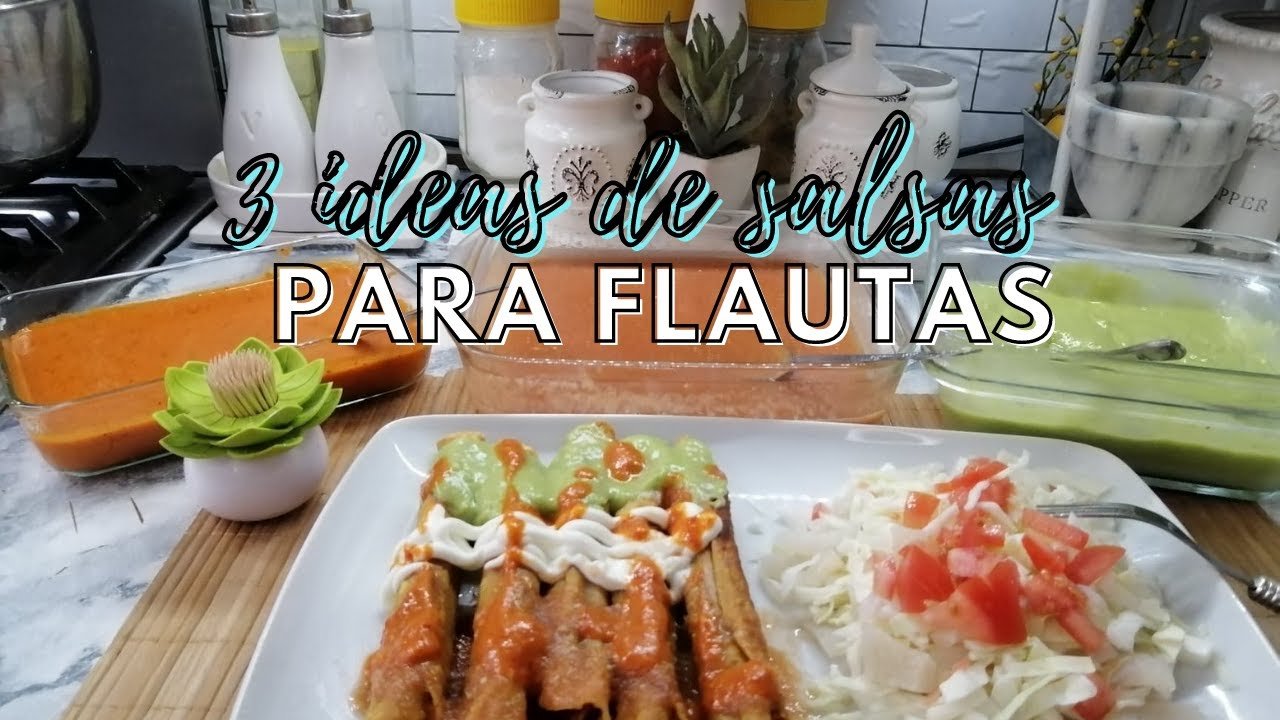 Receta de Salsa para flautas