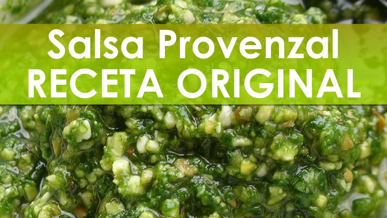 Receta de Salsa provenzal