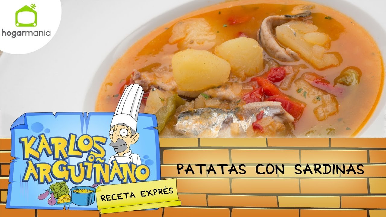Receta de Sardinas con patatas