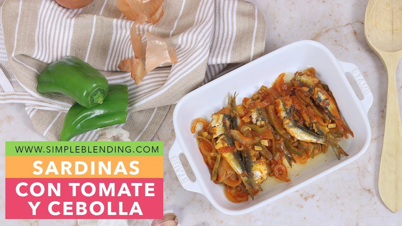 Receta de Sardinas con tomate y cebolla
