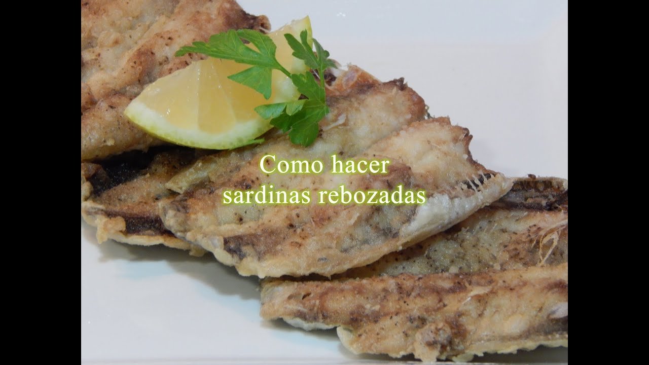 Receta de Sardinas rebozadas al limón