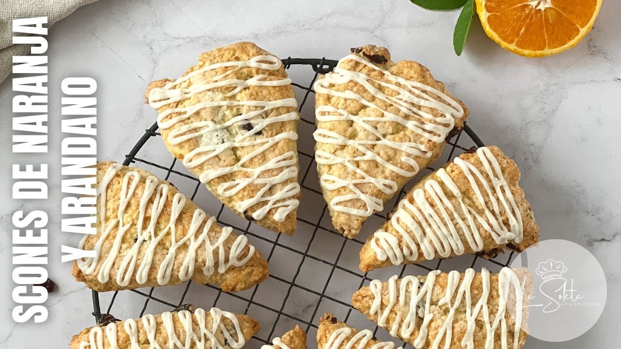 Receta de Scones de naranja