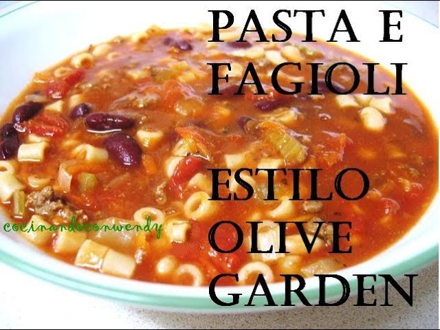 Receta de Sopa de frijoles con pasta