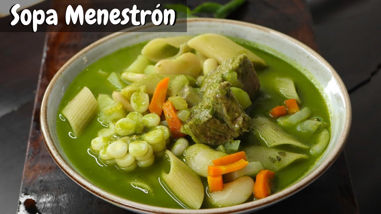 Receta de Sopa de menestrón