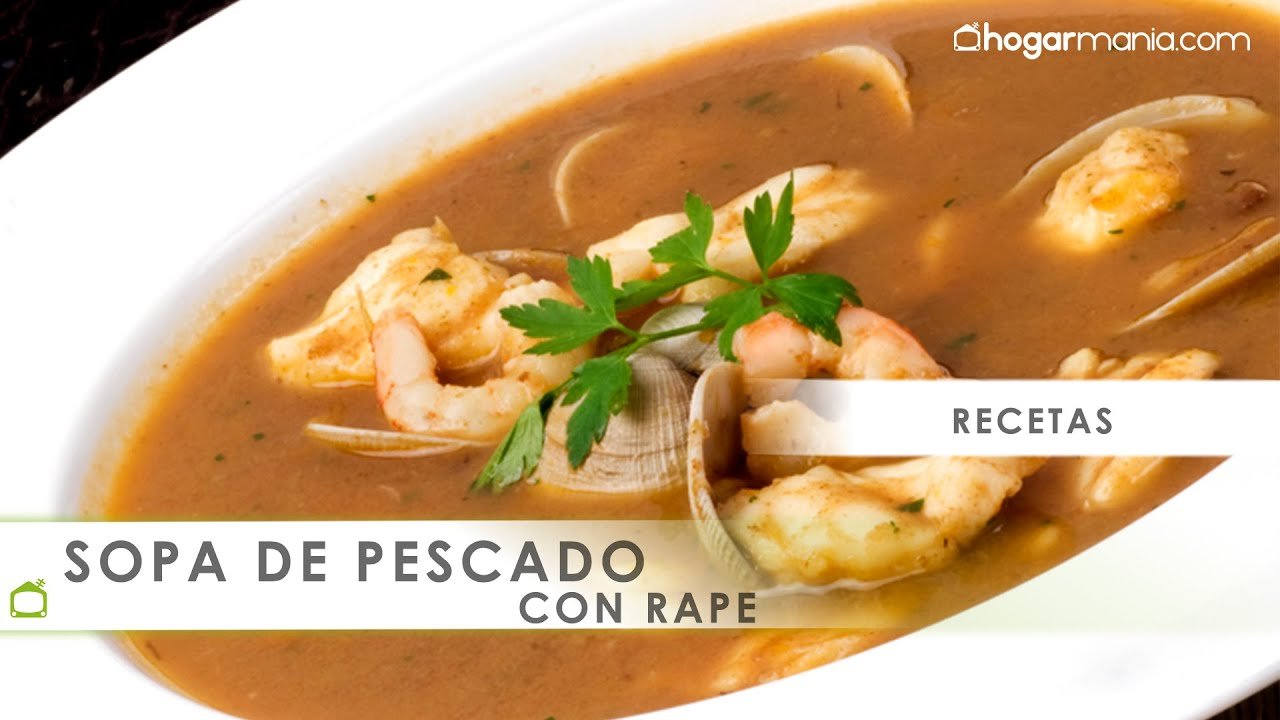 Receta de Sopa de rape