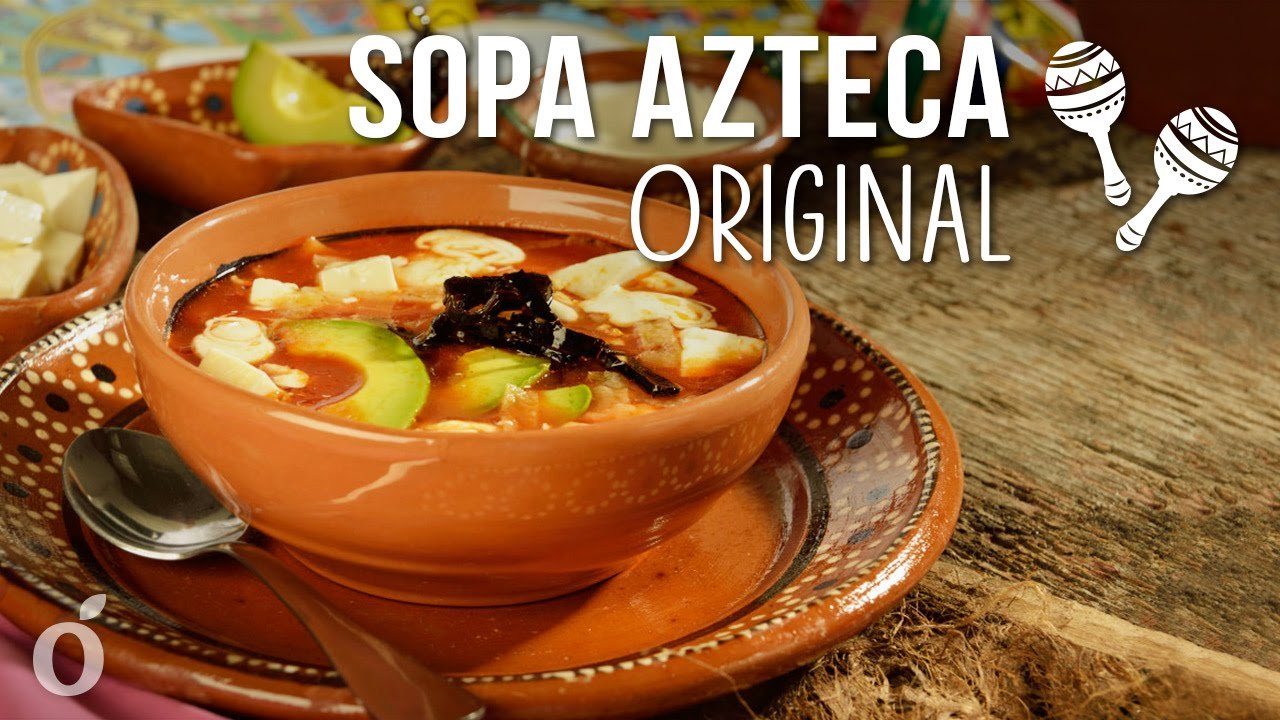 Receta de Sopa de tortilla mexicana