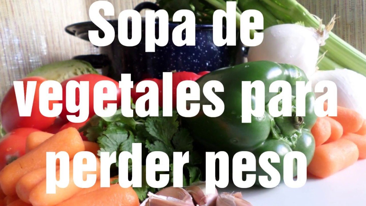 Receta de Sopa de verduras para adelgazar