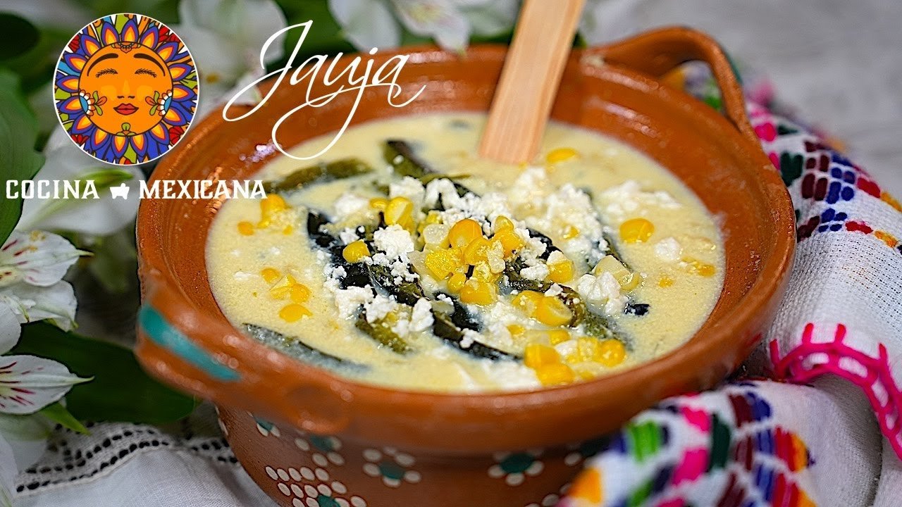 Receta de Sopa mexicana de elote y rajas