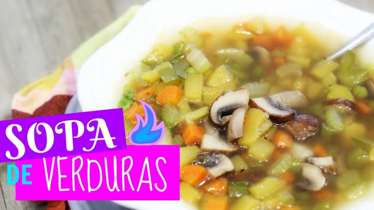 Receta de Sopa vegana para la gripe
