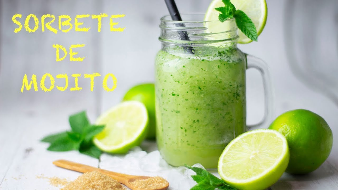 Receta de Sorbete de mojito