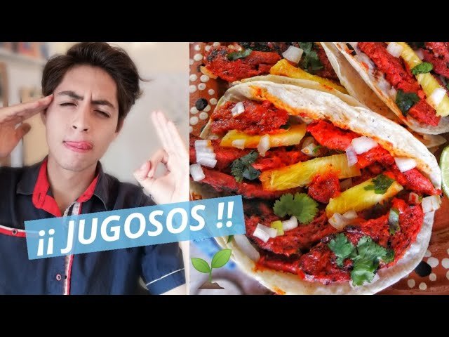 Receta de Soya al pastor con achiote