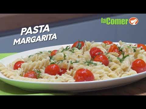 Receta de Spaghettis margarita.