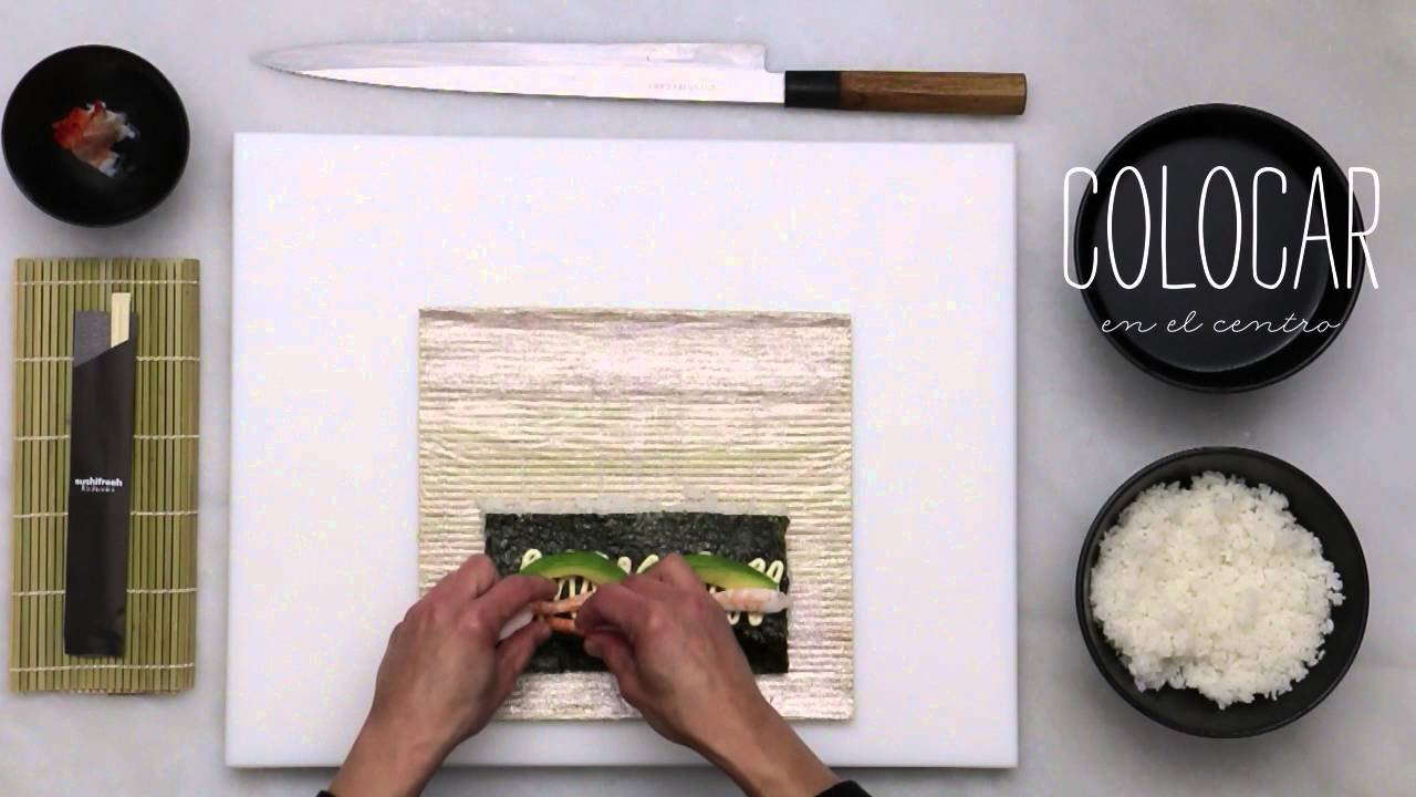 Receta de Sushi maki de atún