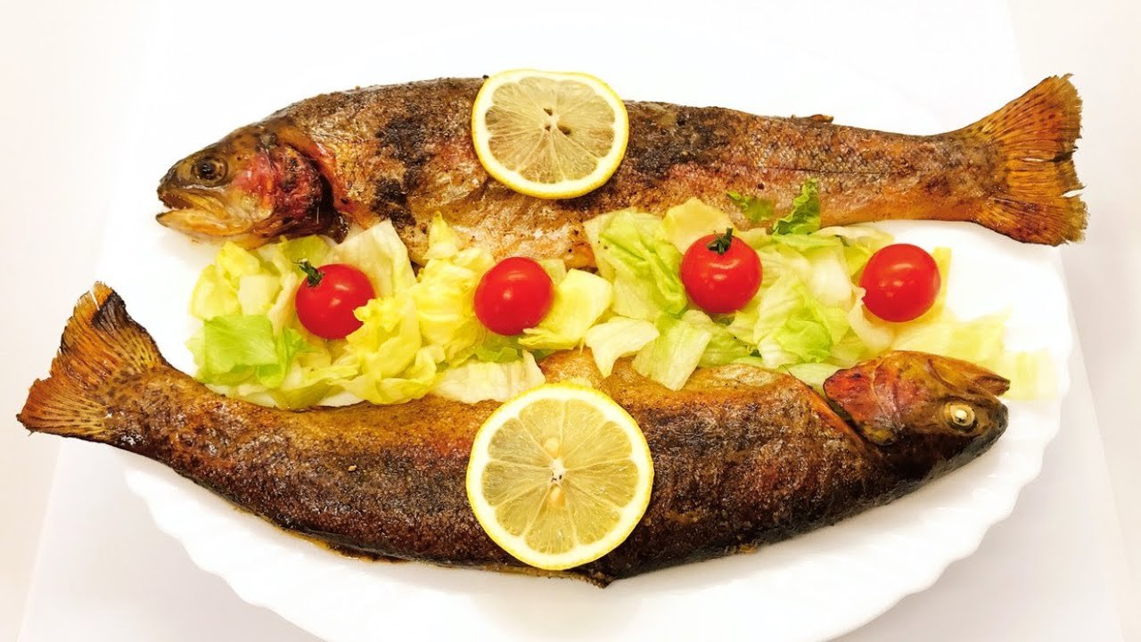 Receta de TRUCHA ASALMONADA AL HORNO